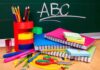 Daycare Fraud Allegations Rock Minnesota A collection of colorful school supplies including notebooks, pens, and scissors on a desk