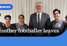 Fifth member of Iranian football team gives up asylum in