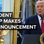 President Trump makes an announcement on lowering drug