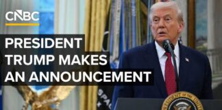 President Trump makes an announcement on lowering drug
