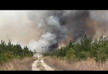 LIVE: New update as raging wildfires destroy homes, force