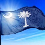 Murdaugh Convictions OVERTHROWN: New Trial Looms South Carolina state flag waving against a blue sky