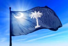 Murdaugh Convictions OVERTHROWN: New Trial Looms South Carolina state flag waving against a blue sky