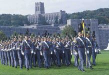 Air Force Graduates SHOCKED by VP’s Words! Military cadets marching in formation at West Point