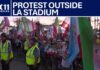 Iran protest held over FIFA's ban of Lion-and-Sun flags