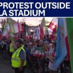 Iran protest held over FIFA's ban of Lion-and-Sun flags