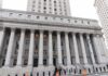 Marshals Snatch Tate Bros — 59 Charges United States courthouse with grand neoclassical columns