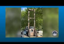 Guillotine Seized Steps From Supreme Court US Capitol Police arrest driver with a guillotine in truck bed by the US Capitol building