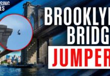 Naked Bridge Chaos Freezes Manhattan Brooklyn Bridge Jumper 🚨 | He SURVIVED the Fall?!