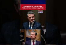 Anonymous Tips Ignite 2028 Uproar Pete Hegseth Dismisses 2028 Presidential Speculation, Prioritises Defense Ministry | Watch #shorts