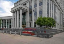 Colorado Supreme Court building with columns and steps