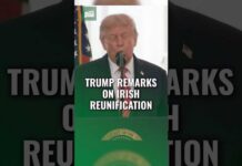 Trump remarks on Irish reunification while visiting Dublin