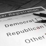Voter registration form with green check on Other option