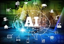 Bill Gates Slams ‘Hoax’ Talk – Demands Crackdown AI network diagram over a person using a laptop