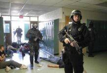 Campus Urine Mystery Turns Felony For Professor Police officers responding to a school emergency with students on the floor